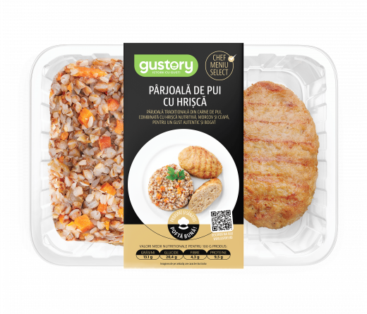 Pârjoală de pui cu hrișcă 310 g