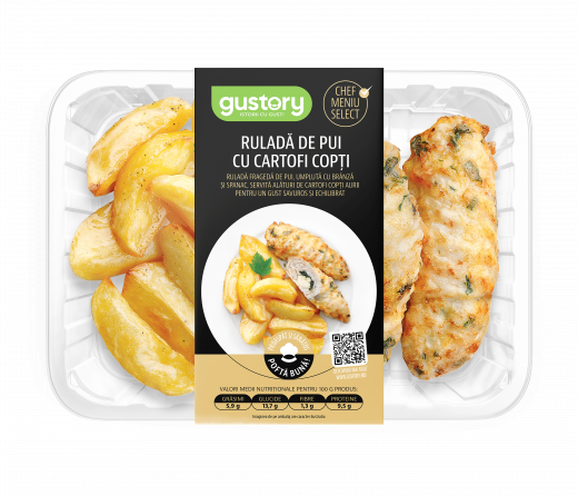Ruladă de pui cu cartofi 370 g