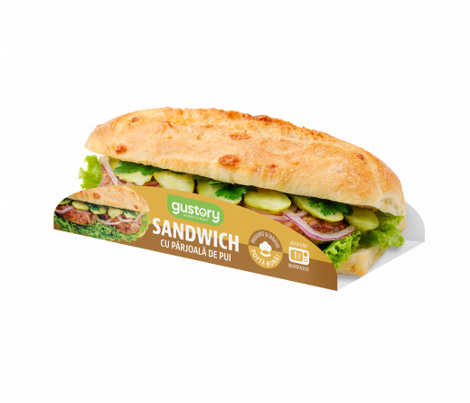 Sandwich cu pârjoală de pui 300 g