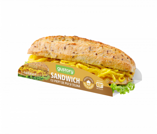 Sandwich cu piept de pui 225 g