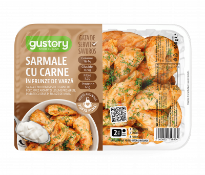 Sarmale cu carne frunză de varza 500g