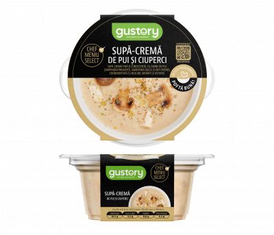 Supă cremă de pui si ciuperci  400g