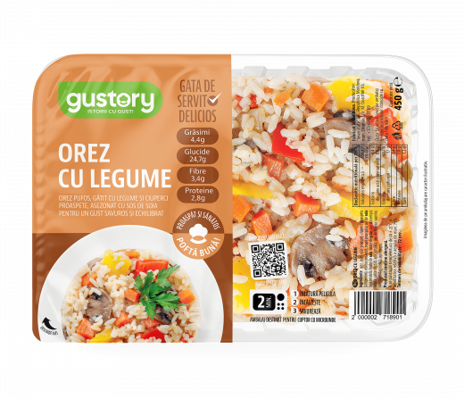 Orez cu legume 450g